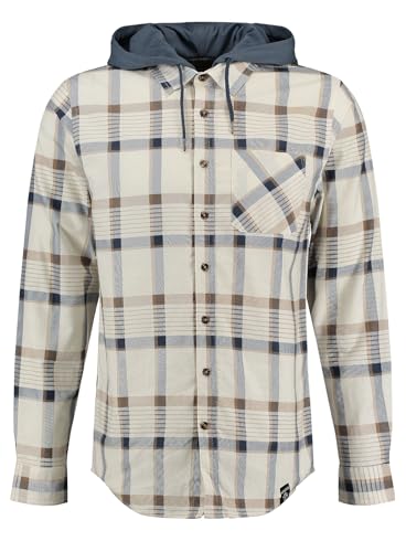 KEY LARGO Men Hemd MSH KLCATANIA 1/1 Hoodie-Checks von KEY LARGO