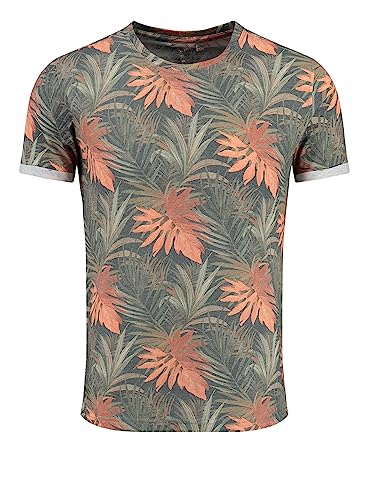 KEY LARGO Men T-Shirts MT Leaf Round von KEY LARGO