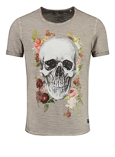 KEY LARGO Herren Mt Terminal Round T-Shirt, Silver (1107), M EU von KEY LARGO