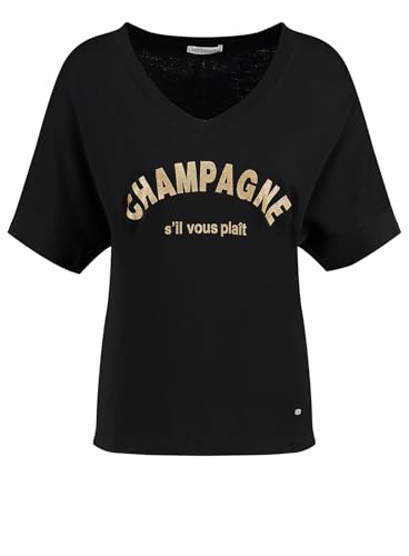KEY LARGO Damen Champagne V-Neck T-Shirt, Black (1100), S EU von KEY LARGO
