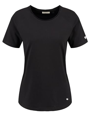 KEY LARGO Damen Linnea Round T-Shirt, Black (1100), XS EU von KEY LARGO