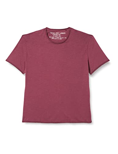 KEY LARGO Herren Bread Round T-Shirt, Dark red (1381), 4XL von KEY LARGO