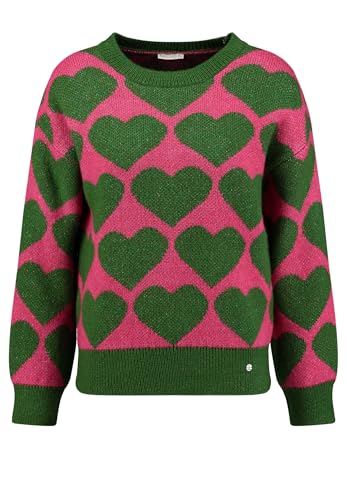 Key Largo Damen Beat Round Pullover, Green (1500), XXL von KEY LARGO