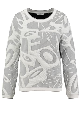 Key Largo Damen Booklet Round Pullover, Grey Mel. (1105), XL von KEY LARGO