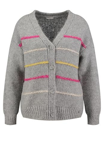 Key Largo Damen Candy Jacket Strickjacke, Grey Mel. (1105), XXL von KEY LARGO