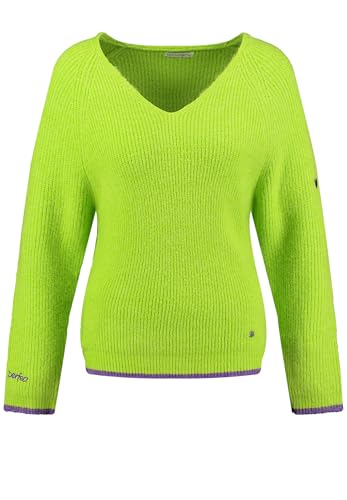Key Largo Damen Caro v-Neck Pullover, Kiwi (1534), XS von KEY LARGO