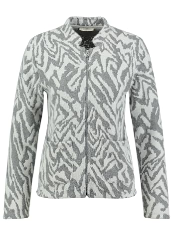 Key Largo Damen Cosmic Jacket Strickjacke, Anthra-Offwhite (2144), M von KEY LARGO