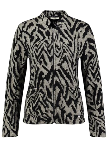 Key Largo Damen Cosmic Jacket Strickjacke, beige-Black (2707), XXL von KEY LARGO