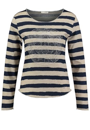 Key Largo Damen Happiness Round Lonsleeve, Navy (1200), X-Small von KEY LARGO
