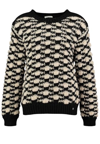 Key Largo Damen INFLATE Round Pullover, Black (1100), M von KEY LARGO