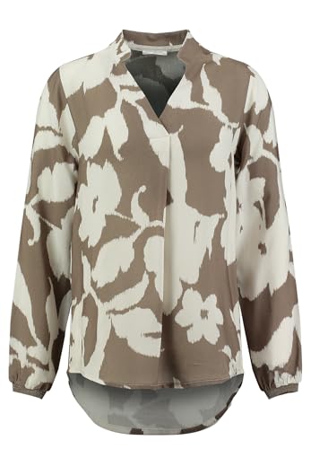 Key Largo Damen Lorelei v-Neck Bluse, mud Brown (1607), Large von KEY LARGO