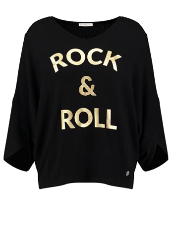 Key Largo Damen Rock Round Pullover, Black Mel. (1120), S von KEY LARGO