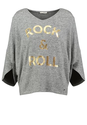 Key Largo Damen Rock Round Pullover, Grey Mel. (1105), L von KEY LARGO