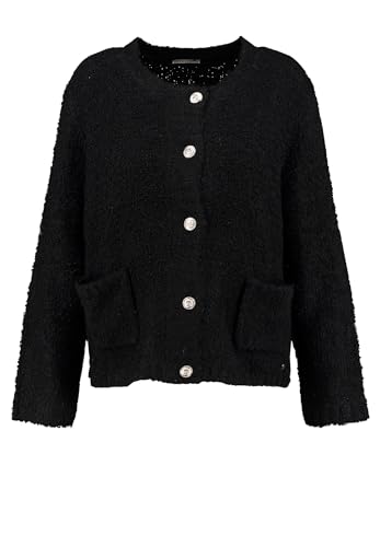 Key Largo Damen Simone Jacket Strickjacke, Black (1100), S von KEY LARGO