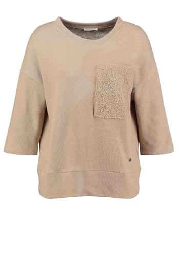 Key Largo Damen Tilly Round Sweatshirt, beige (1004), L von KEY LARGO