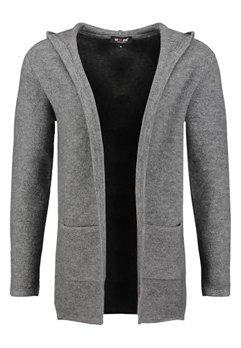 Key Largo Herren KLACTOR Jacket Strickjacke, Dark Grey (1102), Small von KEY LARGO