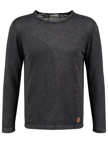 Key Largo Herren KLANGELO Round Sweatshirt, Jet Black (1124), XXL von KEY LARGO