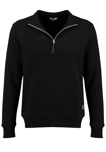 Key Largo Herren KLCOACH Troyer Sweatshirt, Black (1100), Large von KEY LARGO