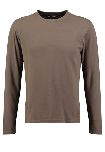 Key Largo Herren KLDAILY Round Sweatshirt, mud Brown (1607), S von KEY LARGO