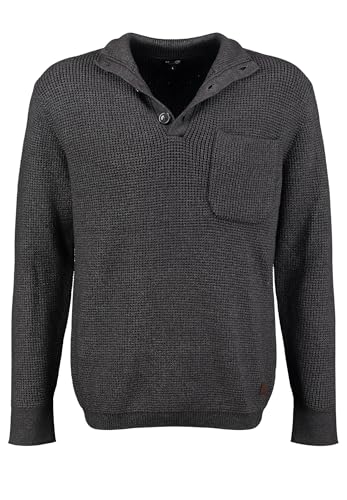 Key Largo Herren KLFULHAM Troyer Pullover, Dark Grey (1102), XX-Large von KEY LARGO