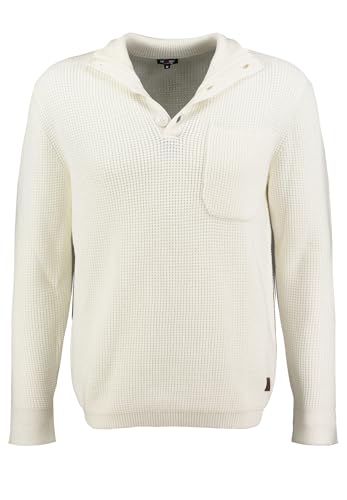 Key Largo Herren KLFULHAM Troyer Pullover, Offwhite (1001), Small von KEY LARGO