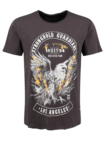 Key Largo Herren KLGUARDIAN Round T-Shirt, Anthra (1101), Large von KEY LARGO