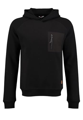 Key Largo Herren KLKEEPER Hoodie Kapuzenpullover, Black (1100), XXL von KEY LARGO