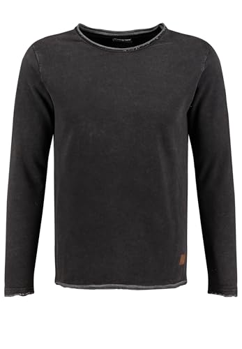 Key Largo Herren KLLEVEL Round Sweatshirt, Carbon Black (1121), Small von KEY LARGO