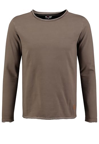 Key Largo Herren KLLEVEL Round Sweatshirt, mud Brown (1607), XL von KEY LARGO