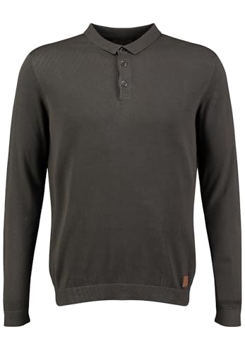 Key Largo Herren KLPISA Polo Button Pullover, Olive Branch (1552), Large von KEY LARGO