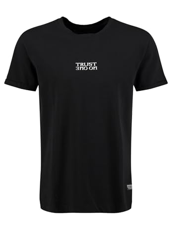 Key Largo Herren KLTRUST Round T-Shirt, Black (1100), XL von KEY LARGO