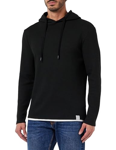 Key Largo Herren Santiago Hoodie Kapuzenpullover, Black (1100), M EU von KEY LARGO