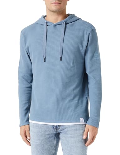 Key Largo Herren Santiago Hoodie Kapuzenpullover, Flintstone Blue (1233), L EU von KEY LARGO