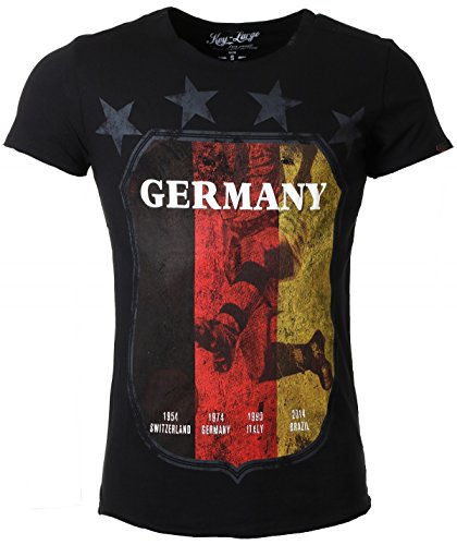 Key Largo Herren T-Shirt German Supporters MT00120 Schwarz (S) von KEY LARGO