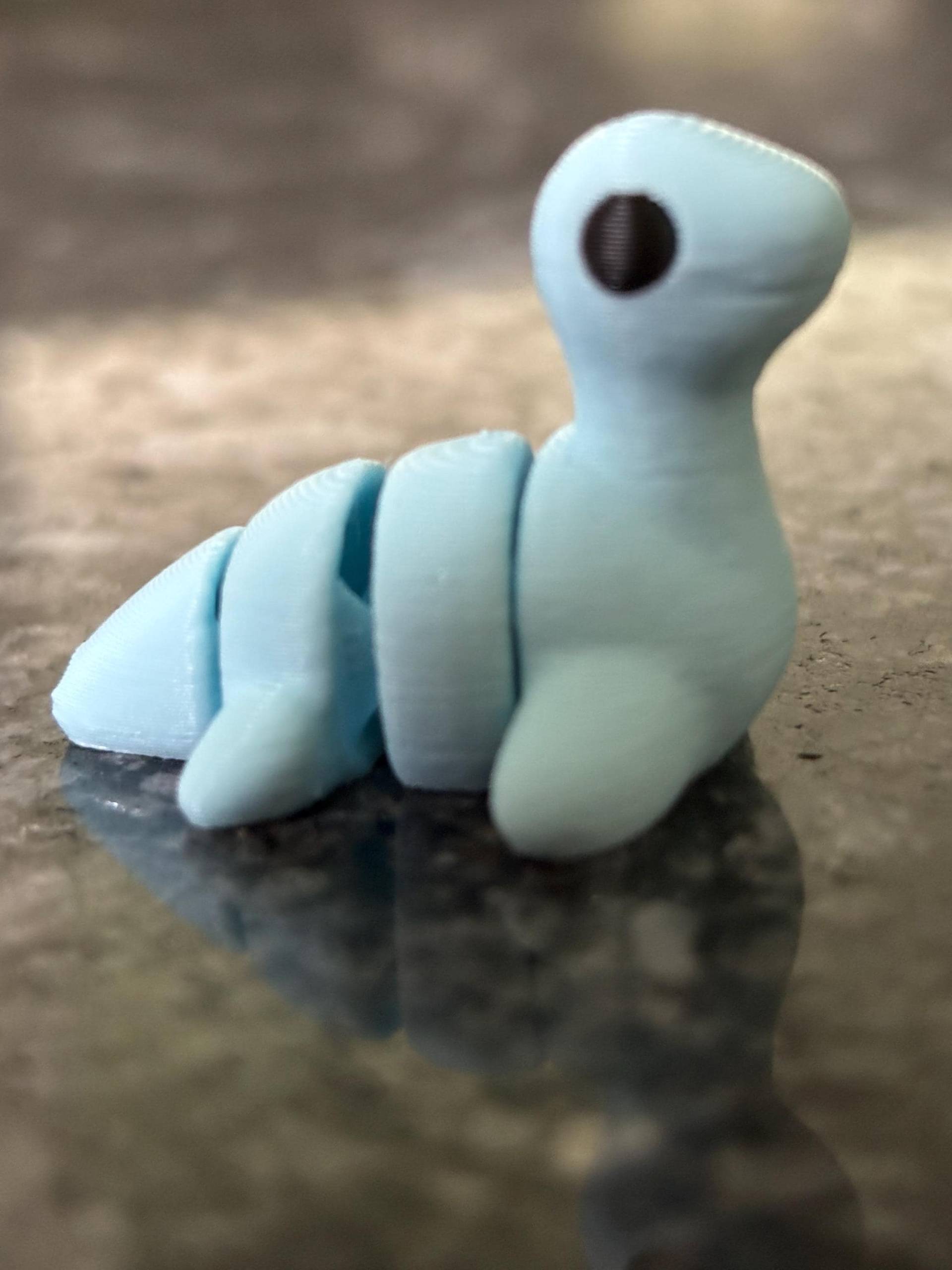 Cute Articulated Nessie Keychain - 3D Printed Loch Ness Monster Toy Cute Articulated Nessie Keychain - 3D Printed Loch Ness Monster Toy von KEY3DShop