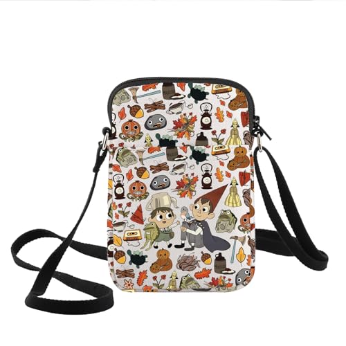 KEYCHIN OTGW Wirt Crossbody Bag Frog & Beatrice Gifts OTGW The Beast & Pumpkin Shoulder Bag Pottsfield Harvest Festival Merch, Otgw Cb, modisch KEYCHIN OTGW Wirt Crossbody Bag Frog & Beatrice Gifts OTGW The Beast & Pumpkin Shoulder Bag Pottsfield Harvest Festival Merch, Otgw Cb, modisch von KEYCHIN