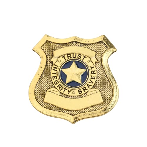 KEYCHIN Offizier Judy Abzeichen Brosche Häschen Judy Abzeichen Geschenke Judy Polizei Abzeichen Brosche für Frauen Mädchen (Judy Badge), Edelstahl, langlebiges Metall, Silber von KEYCHIN