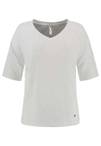 KEY LARGO Damen WT ABC v-Neck T-Shirt, Offwhite (1001), Large von KEY LARGO