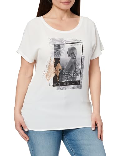 KEY LARGO Damen WT Spirit Round T-Shirt, Offwhite (1001), X-Large von KEY LARGO