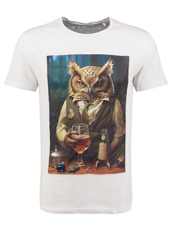 KEYLARGO Herren, Key Largo Men T-Shirt MT KLRELAXED OWL Round, M von KEYLARGO