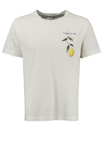 KEY LARGO Herren KLCITRUS Tree Round-Loose T-Shirt, Offwhite (1001), Medium von KEY LARGO