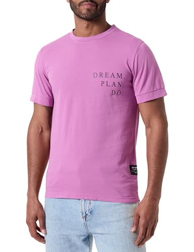 KEY LARGO Herren PLAN Round T-Shirt, Mulberry (1340), Small von KEY LARGO
