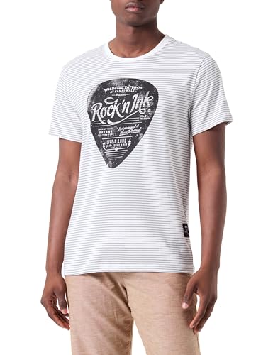 KEY LARGO Herren Wildfire Round T-Shirt, Titanium Grey (1109), XXL von KEY LARGO