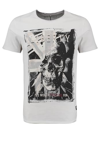 KEY LARGO Herren Klliberty Round T-Shirt, White (1000), XXL EU von KEY LARGO