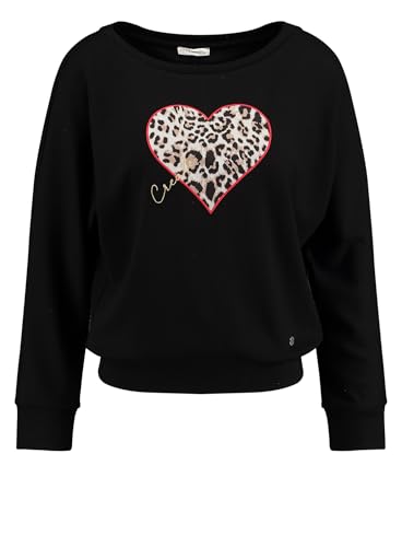 KEY LARGO Damen Hunted Round Sweatshirt, Black (1100), L EU von KEY LARGO