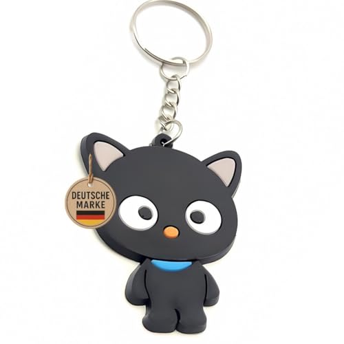 KEYSPACE Schlüsselanhänger Katze als süßer Schlüsselanhänger Tier Katzenanhänger von KEYSPACE
