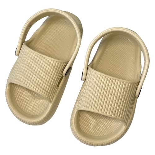 KEYUSHOP Badelatschen Kinder Mädchen Badeschlappen Sommer Hausschuhe Jungen Wolkenschuhe Rutschfeste Dusch Badeschuhe Strand Sandalen Weiche Dicke Schwimmbad Strand Schlappen Kinder Pantoletten von KEYUSHOP