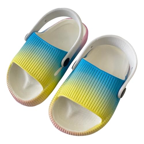 KEYUSHOP Badelatschen Kinder Mädchen Badeschlappen Sommer Hausschuhe Jungen Wolkenschuhe Rutschfeste Dusch Badeschuhe Strand Sandalen Weiche Dicke Schwimmbad Strand Schlappen Kinder Pantoletten von KEYUSHOP