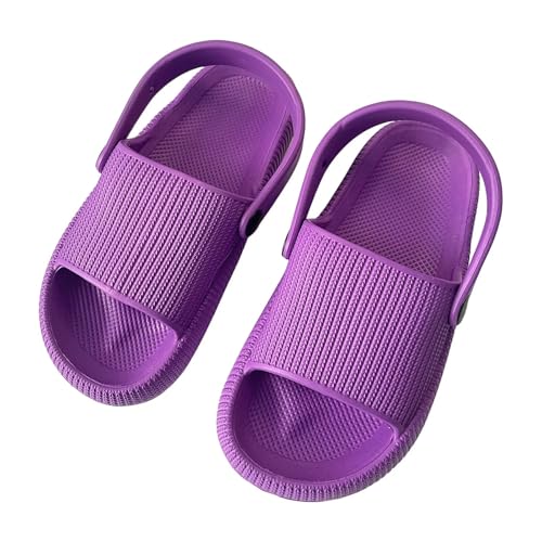 KEYUSHOP Badelatschen Kinder Mädchen Badeschlappen Sommer Hausschuhe Jungen Wolkenschuhe Rutschfeste Dusch Badeschuhe Strand Sandalen Weiche Dicke Schwimmbad Strand Schlappen Kinder Pantoletten von KEYUSHOP