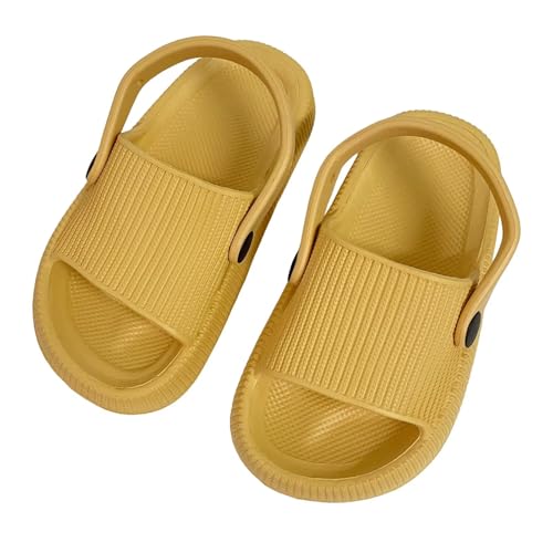 KEYUSHOP Badelatschen Kinder Mädchen Badeschlappen Sommer Hausschuhe Jungen Wolkenschuhe Rutschfeste Dusch Badeschuhe Strand Sandalen Weiche Dicke Schwimmbad Strand Schlappen Kinder Pantoletten von KEYUSHOP